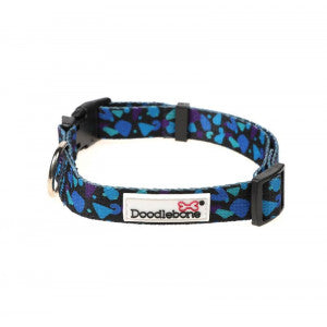 Doodlebone "Pattern" Dog Collar - different colours to choose from