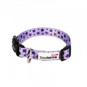 Doodlebone "Pattern" Dog Collar - different colours to choose from