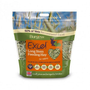 Burgess Excel Timothy Hay 1kg - Dandelion, Marigold, Long Stem - from Vital Pet