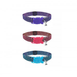 James And Steel Cat Collars pk of 6 - different styles to choose from