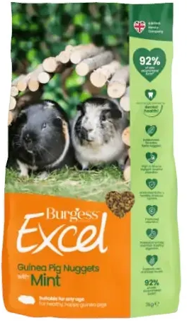 Burgess Excel Rabbit & Guinea Pig Food - 3kg - from Vital Pet